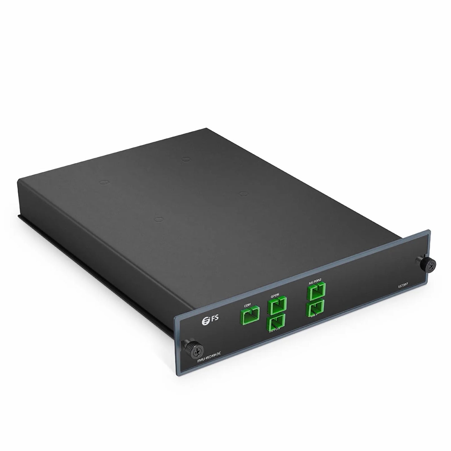 FMU-WDM43C, PON Coexistence Element (CEx) WDM for GPON/XG(S)-PON/NG-PON2/CATV, SC/APC, FMU Plug-in Module