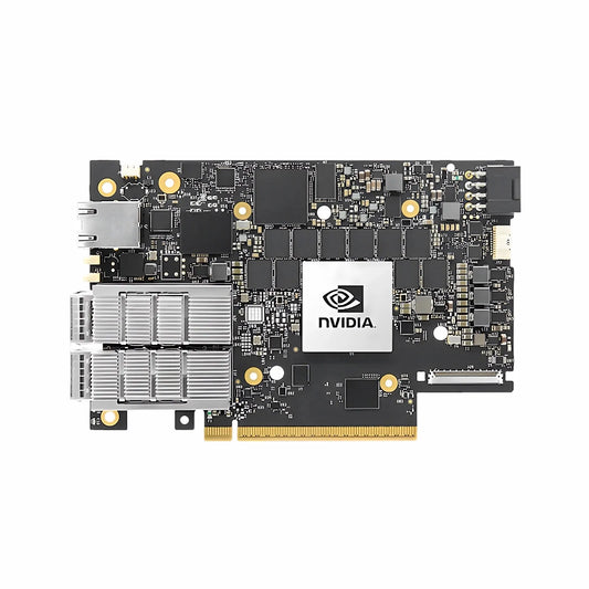 NVIDIA Mellanox 900-9D3B6-00SV-AA0 BlueField-3 InfiniBand & Ethernet Adapter Card 200GbE/NDR200, Dual-Port QSFP112, PCIe 5.0 x 16, with x 16 PCIe Extension Option, Tall&Short Bracket