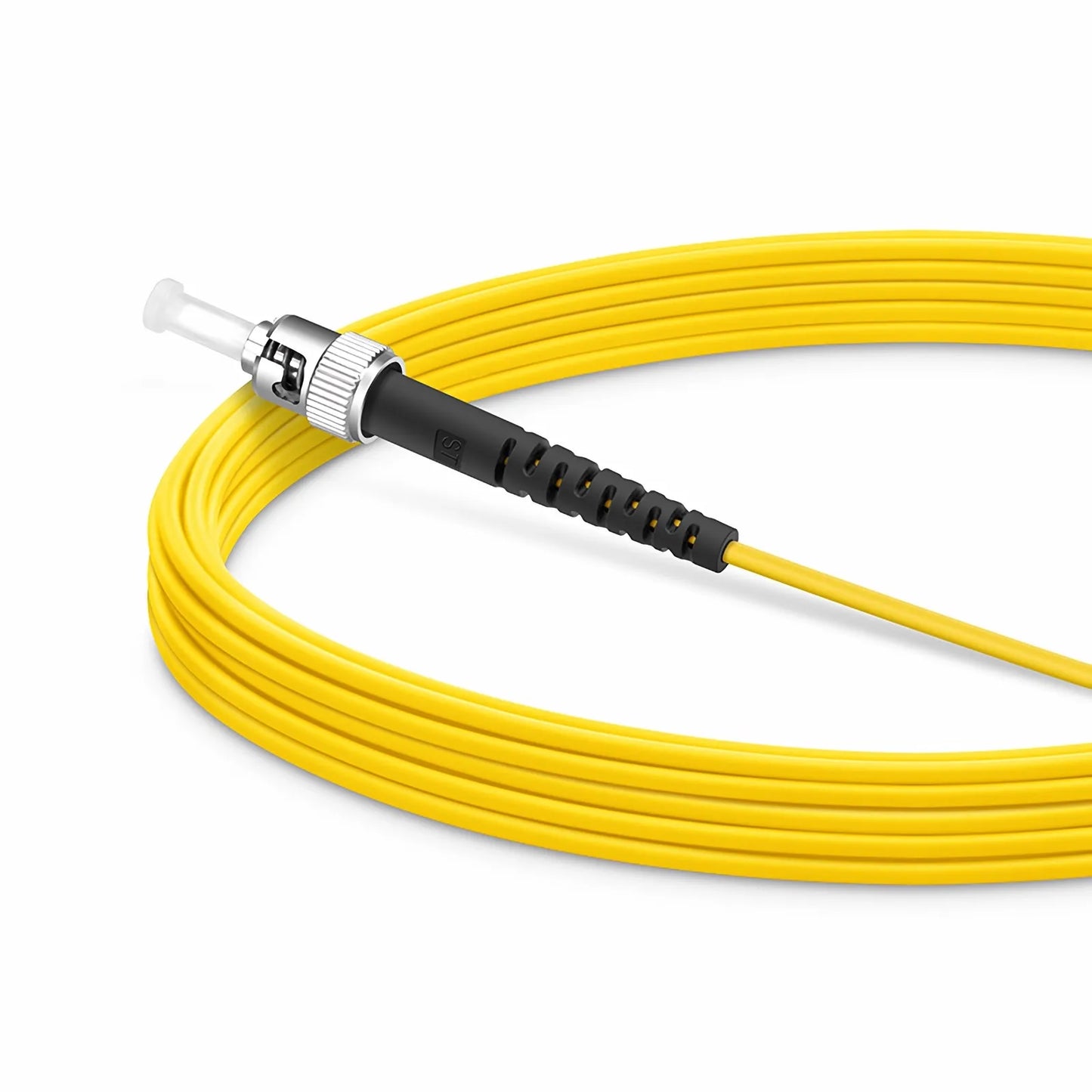 5m (16ft) Fiber Patch Cable, 1 Fiber, SC UPC Simplex to ST UPC Simplex, Single Mode (OS2), Riser (OFNR), 1.6mm, Tight-Buffered, Yellow