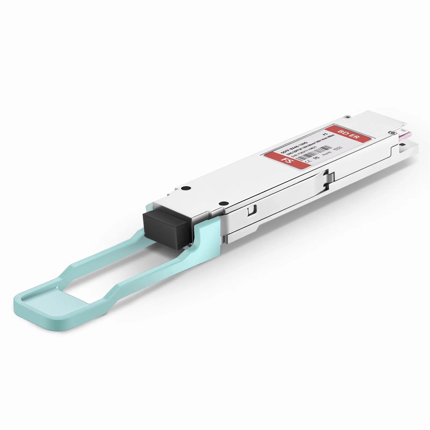 100GBASE-BX40-U QSFP28 BiDi 4 x 25G NRZ 1304.58nm-TX/1309.14nm-RX 40km DOM Simplex LC/UPC SMF Optical Transceiver Module for FS Switches