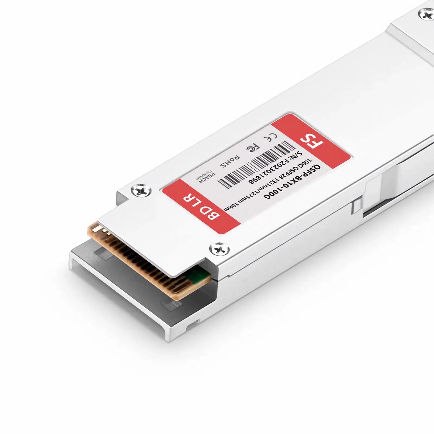 Cisco Compatible 100GBASE-BX10-D QSFP28 BiDi 4 x 25G NRZ 1331nm-TX/1271nm-RX 10km DOM Simplex LC/UPC SMF Optical Transceiver Module