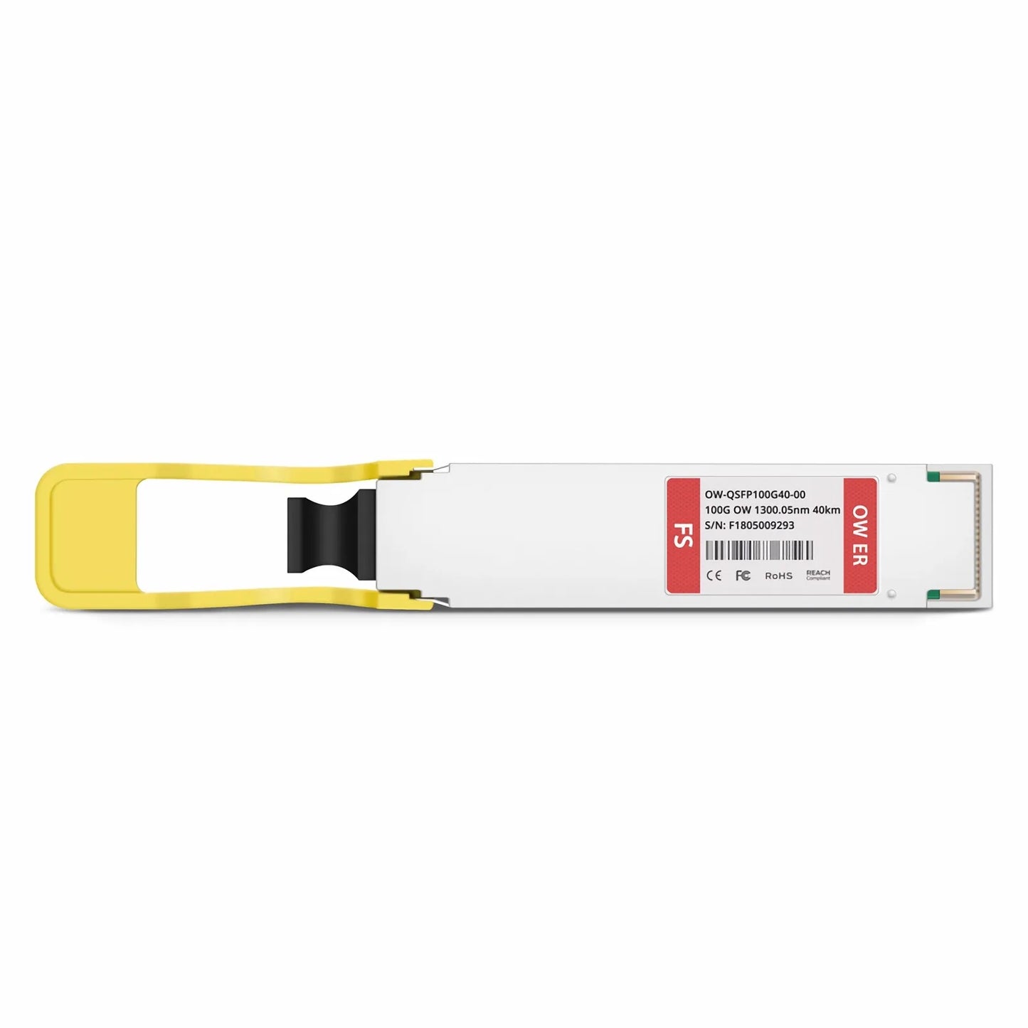 Cisco Compatible QSFP28 100G OWDM 1300.05nm 40km DOM Duplex LC/UPC SMF Optical Transceiver Module for Transmission