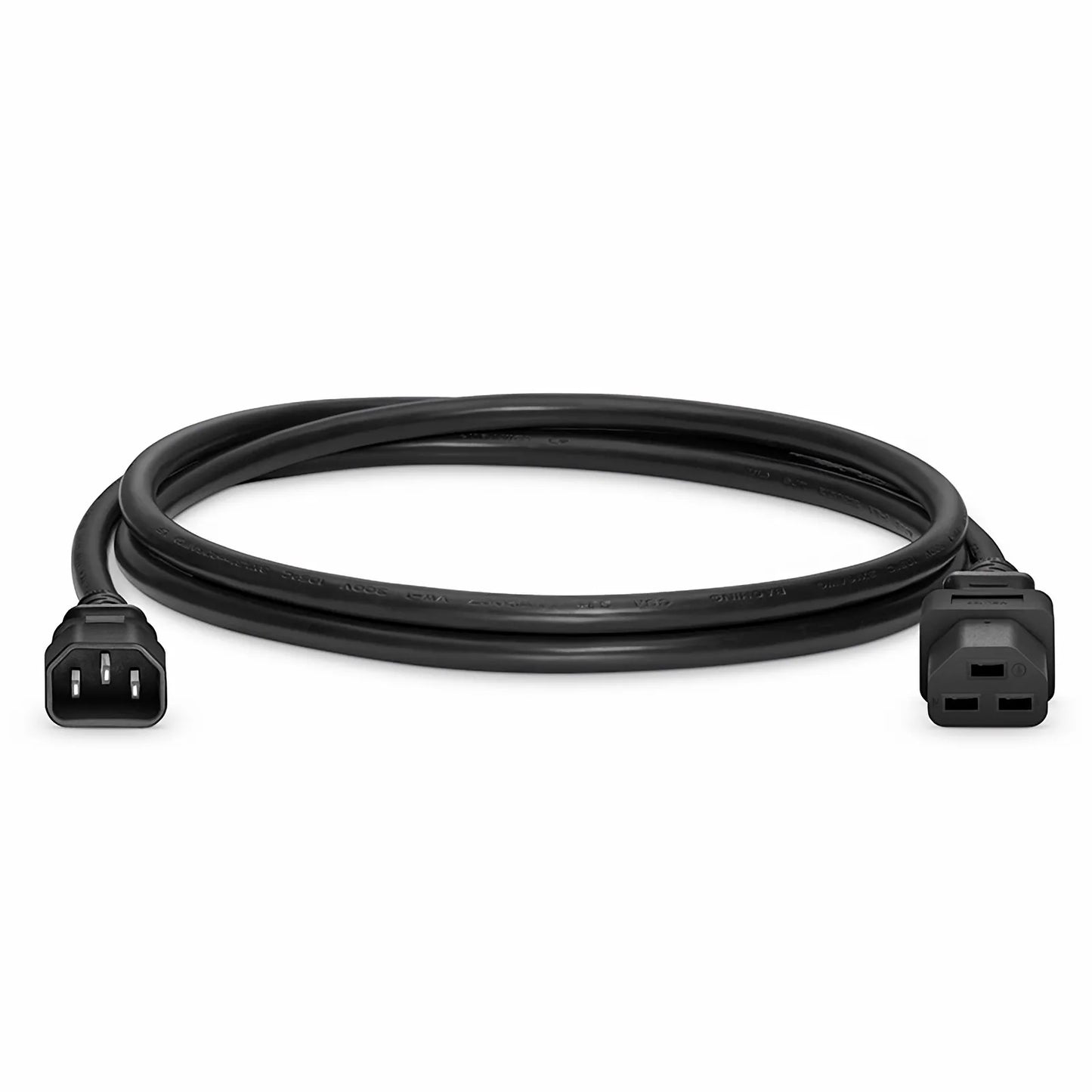 6ft (1.8m) IEC60320 C14 to IEC60320 C21 Heavy-Duty 14AWG 250V/15A Power Cord, Black