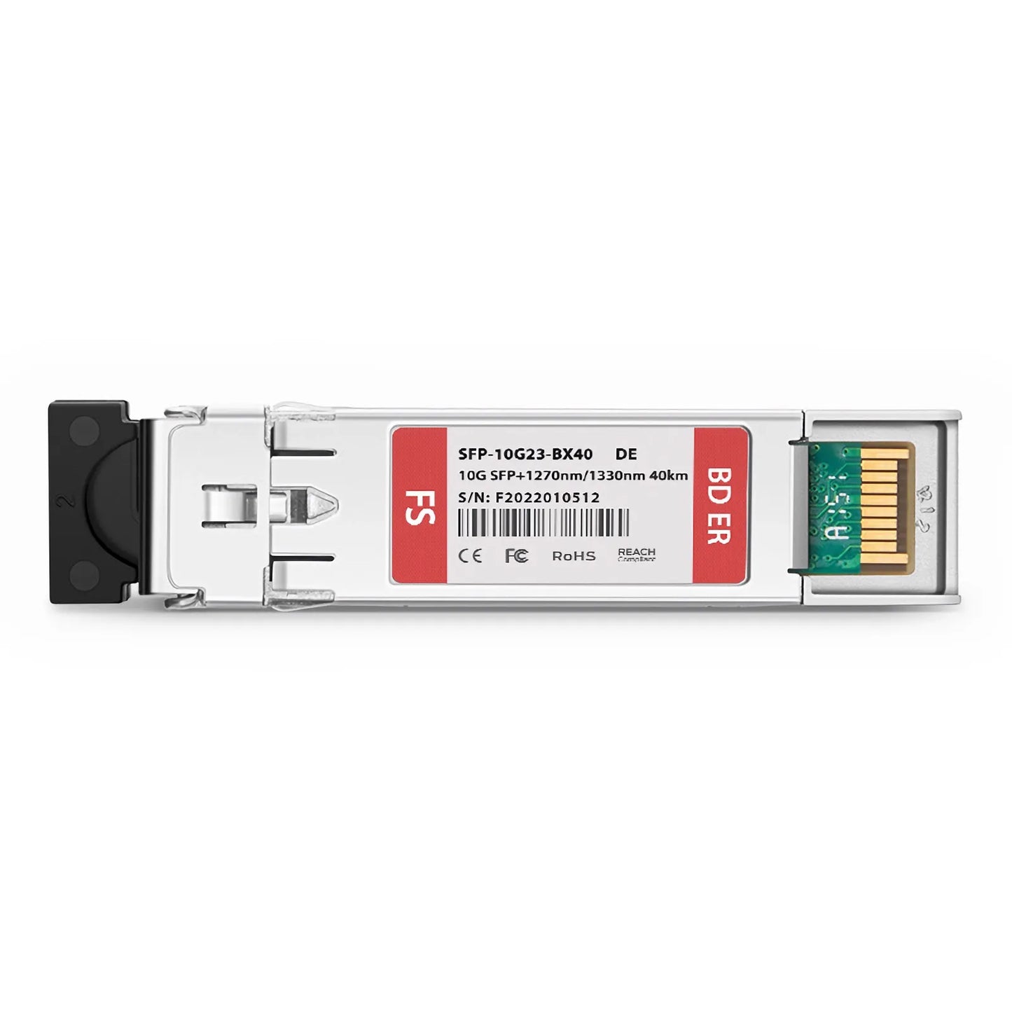 Dell GP-SFP-10GBX-U-40 Compatible 10GBASE-BX40-U BiDi SFP+ 1270nm-TX/1330nm-RX 40km DOM Simplex LC/UPC SMF Optical Transceiver Module