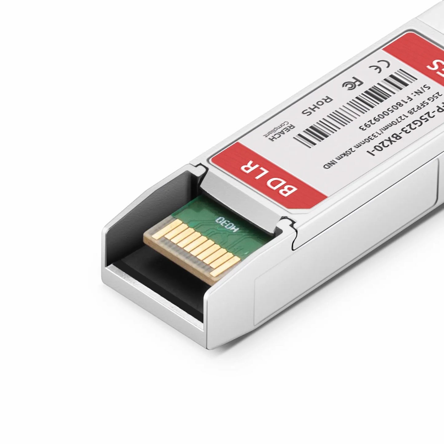 Cisco Compatible 25GBASE-U SFP28 BiDi 1270nm-TX/1330nm-RX 20km DOM Simplex LC/UPC SMF Optical Transceiver Module (Industrial)