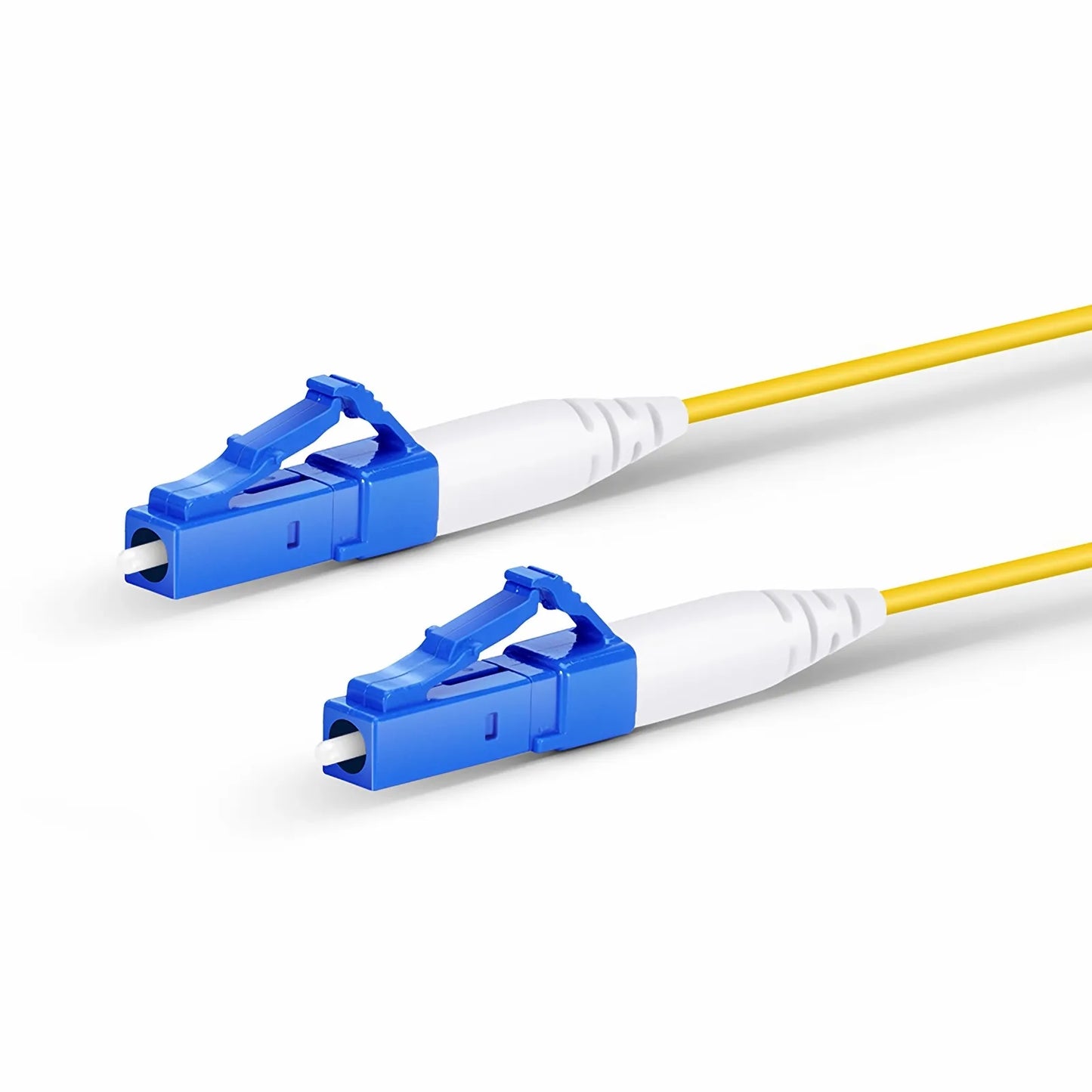 2m (7ft) Fiber Patch Cable, 1 Fiber, LC UPC Simplex to LC UPC Simplex, Single Mode (OS2), Riser (OFNR), 1.2mm, Tight-Buffered, Yellow