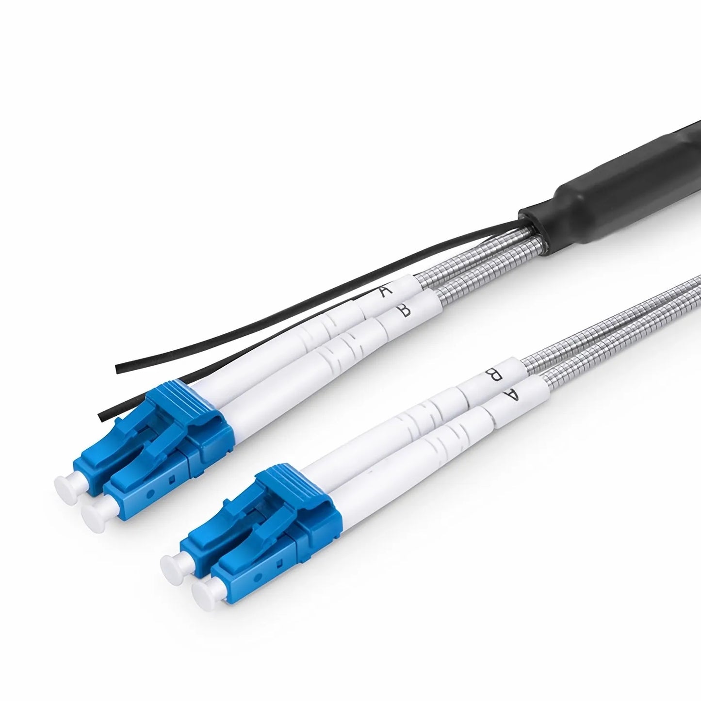 2m (7ft) LC UPC to LC UPC Duplex OS2 Single Mode 7.0mm LSZH FTTA Outdoor Fiber Patch Cable for Base Station