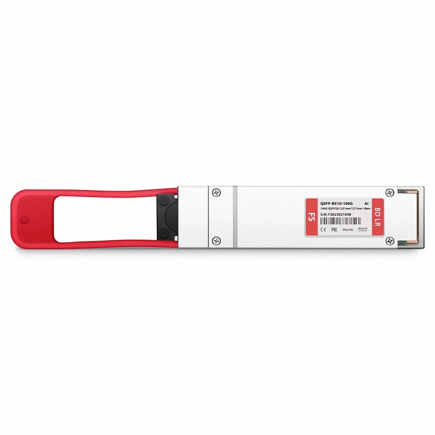Arista Networks Compatible 100GBASE-BX10-D QSFP28 BiDi 4 x 25G NRZ 1331nm-TX/1271nm-RX 10km DOM Simplex LC/UPC SMF Optical Transceiver Module