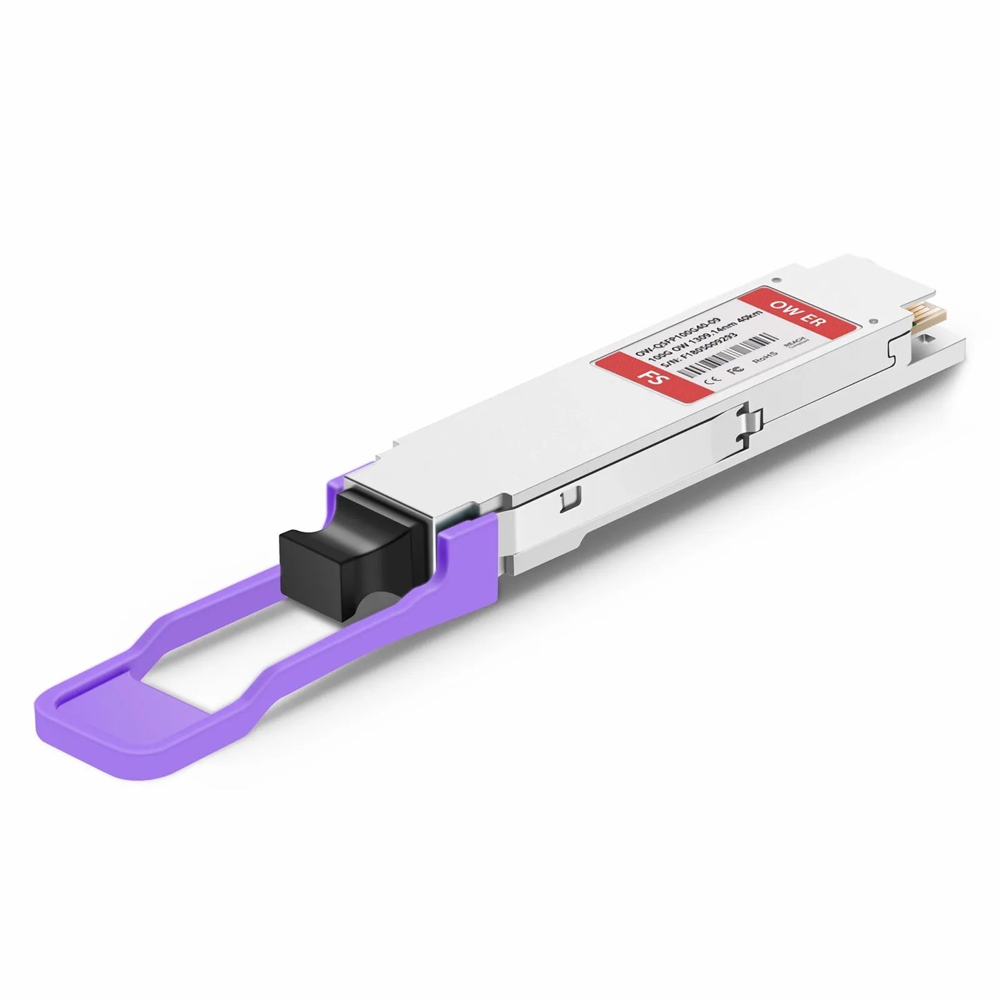 Cisco Compatible QSFP28 100G OWDM 1309.14nm 40km DOM Duplex LC/UPC SMF Optical Transceiver Module for Transmission