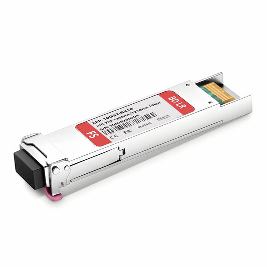 Cisco XFP-10G-BXD Compatible 10GBASE-BX XFP BiDi 1330nm-TX/1270nm-RX 10km DOM Simplex LC SMF Optical Transceiver Module