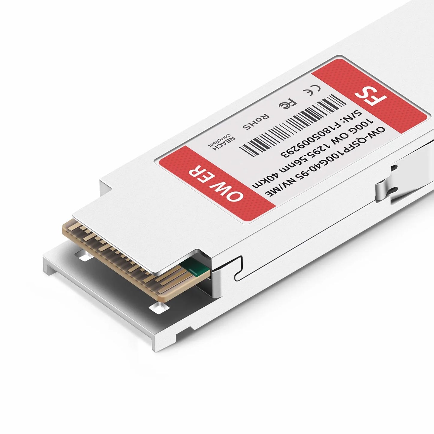NVIDIA/Mellanox Compatible QSFP28 100G OWDM 1295.56nm 40km DOM Duplex LC/UPC SMF Optical Transceiver Module for Transmission