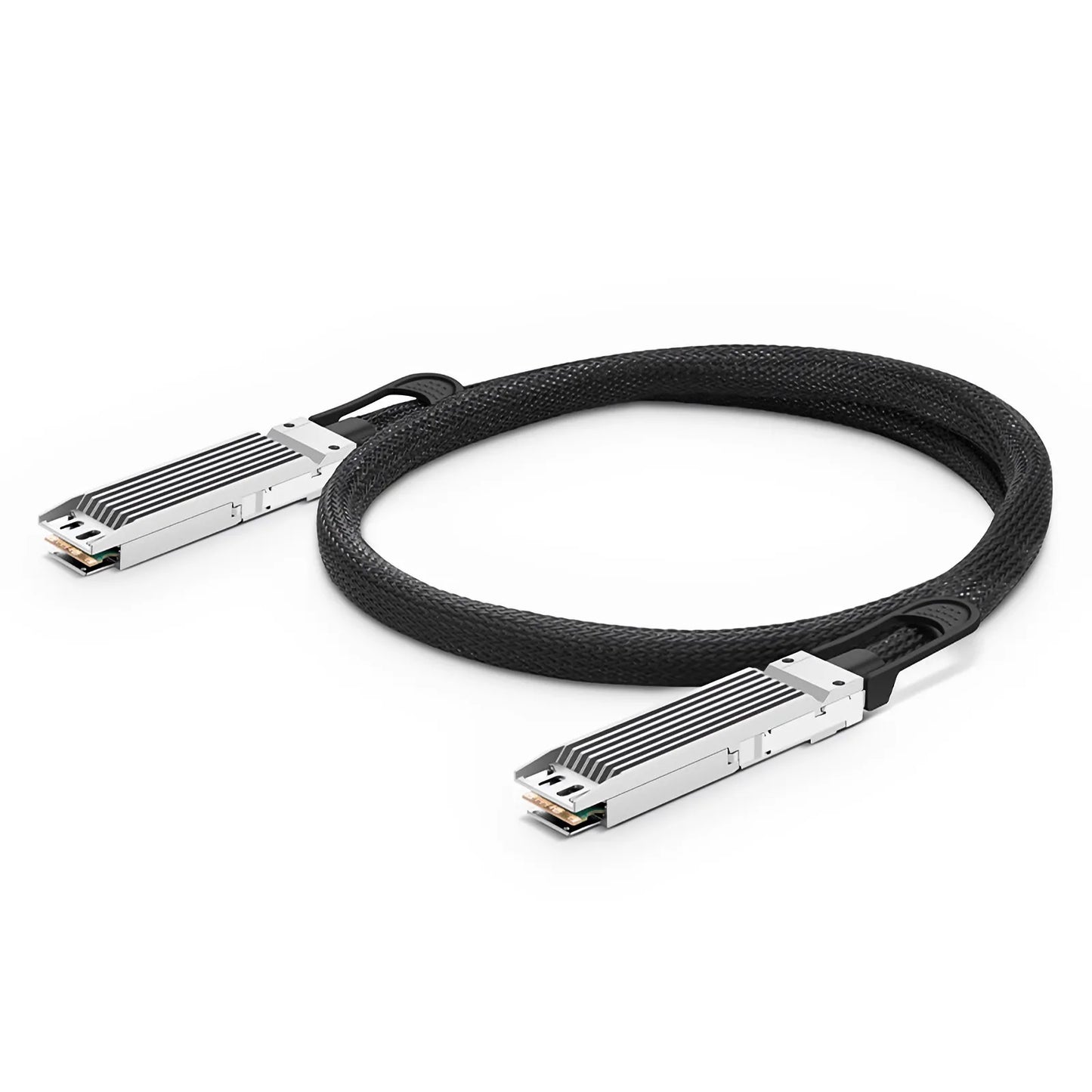 0.5m (2ft) Arista Networks C-O800-O800-0.5M Compatible 800G OSFP 8 x 100G PAM4 Finned Top Passive Direct Attach Copper Twinax Cable