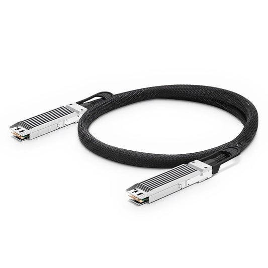0.5m (2ft) Arista Networks C-O800-O800-0.5M Compatible 800G OSFP 8 x 100G PAM4 Finned Top Passive Direct Attach Copper Twinax Cable