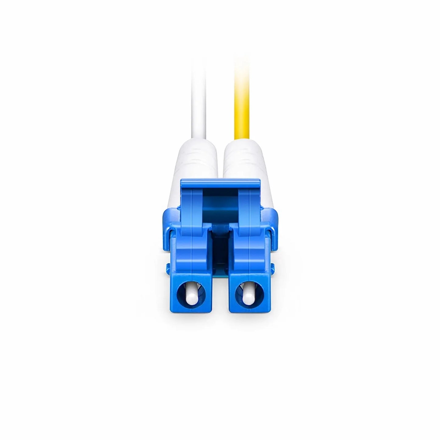 2m (7ft) Fiber Patch Cable, 2 Fibers, LC UPC Duplex to LC UPC Duplex, Single Mode (OS2), Plenum (OFNP), 1.6mm, Tight-Buffered, Yellow