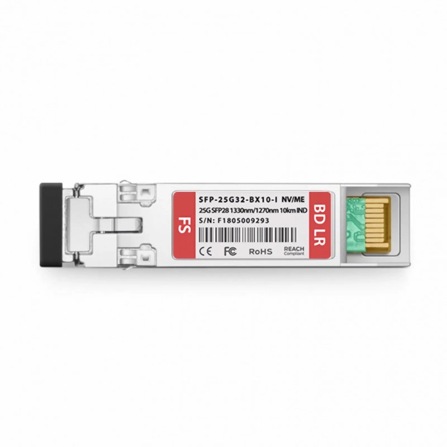 NVIDIA/Mellanox SFP28-25G-BX-I Compatible 25GBASE-D SFP28 BiDi 1330nm-TX/1270nm-RX 10km DOM Simplex LC/UPC SMF Ethernet Optical Transceiver Module (Industrial)