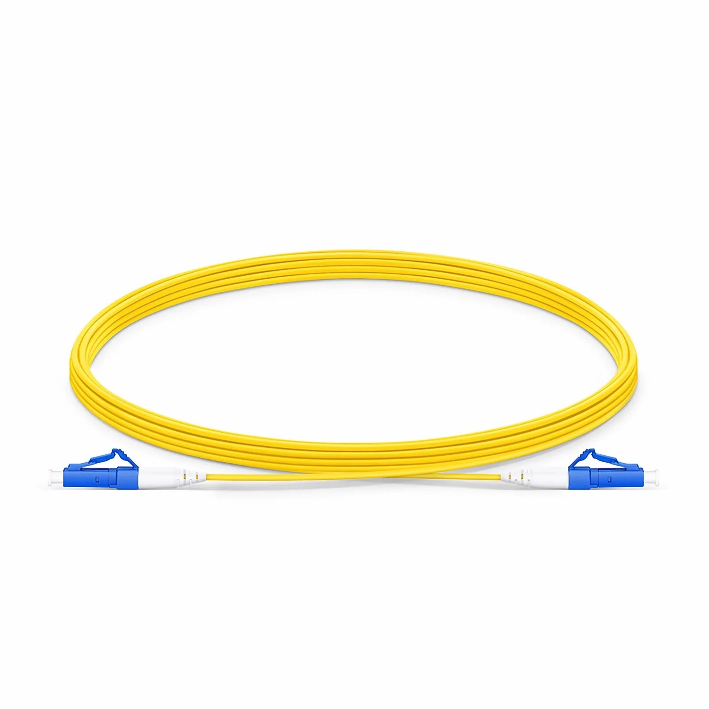5m (16ft) Fiber Patch Cable, 1 Fiber, LC UPC Simplex to LC UPC Simplex, Single Mode (OS2), LSZH, 1.2mm, Tight-Buffered, Yellow