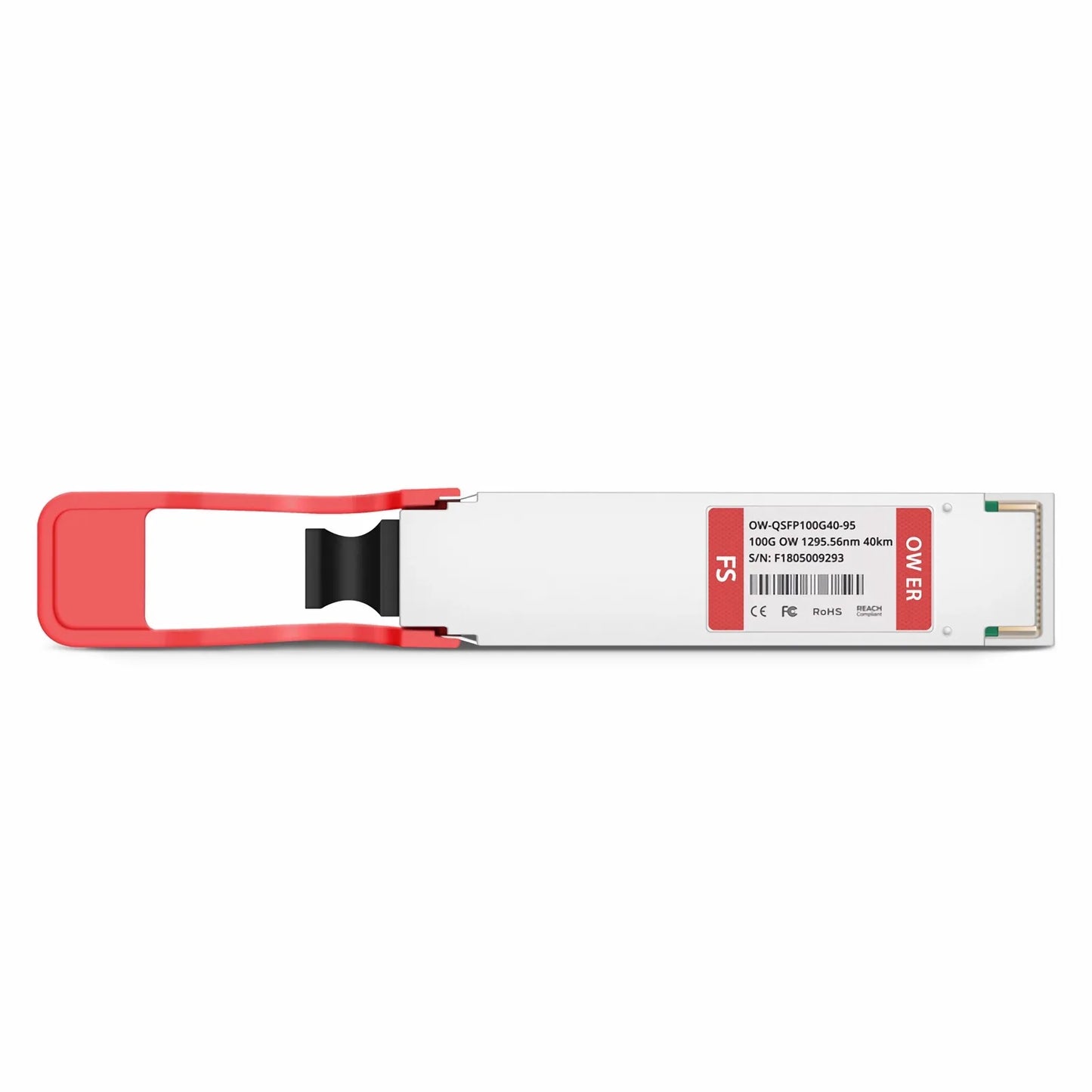 H3C Compatible QSFP28 100G OWDM 1295.56nm 40km DOM Duplex LC/UPC SMF Optical Transceiver Module for Transmission