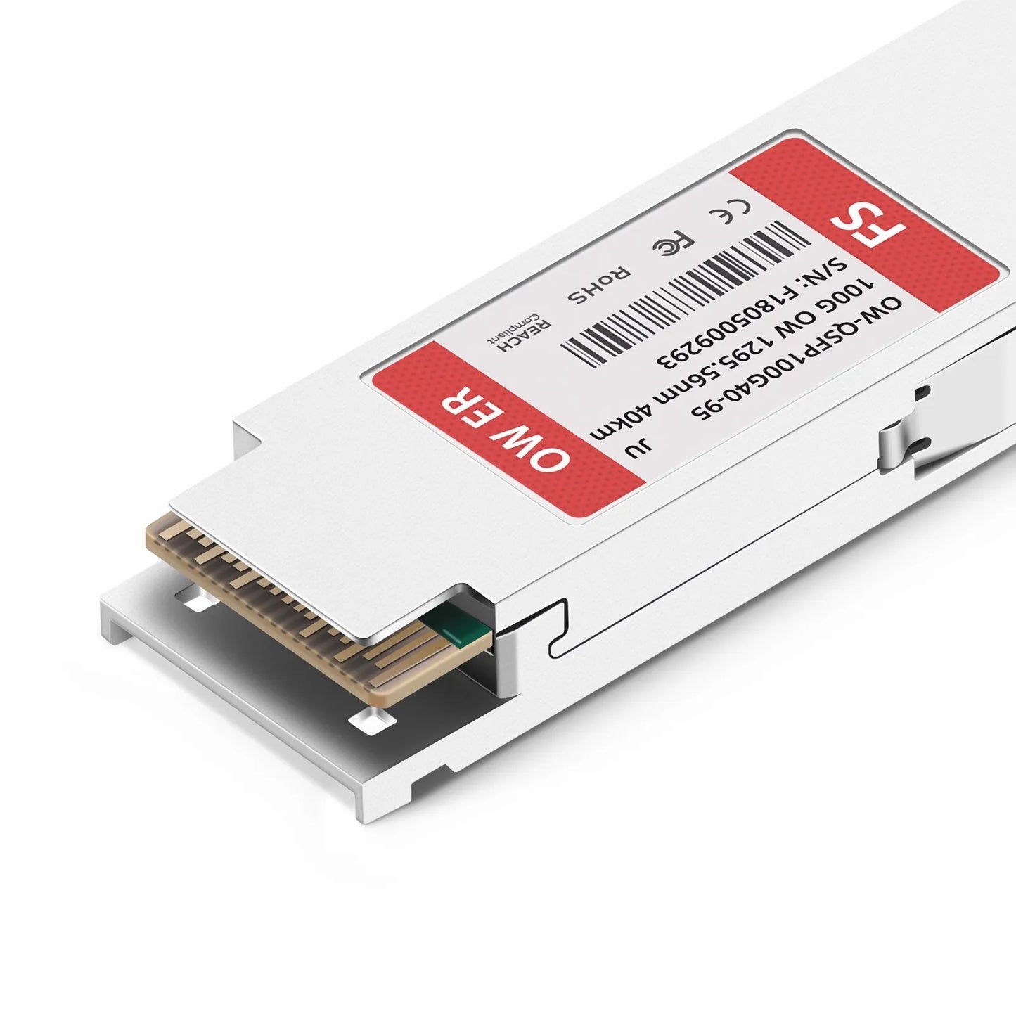 Juniper Compatible QSFP28 100G OWDM 1295.56nm 40km DOM Duplex LC/UPC SMF Optical Transceiver Module for Transmission