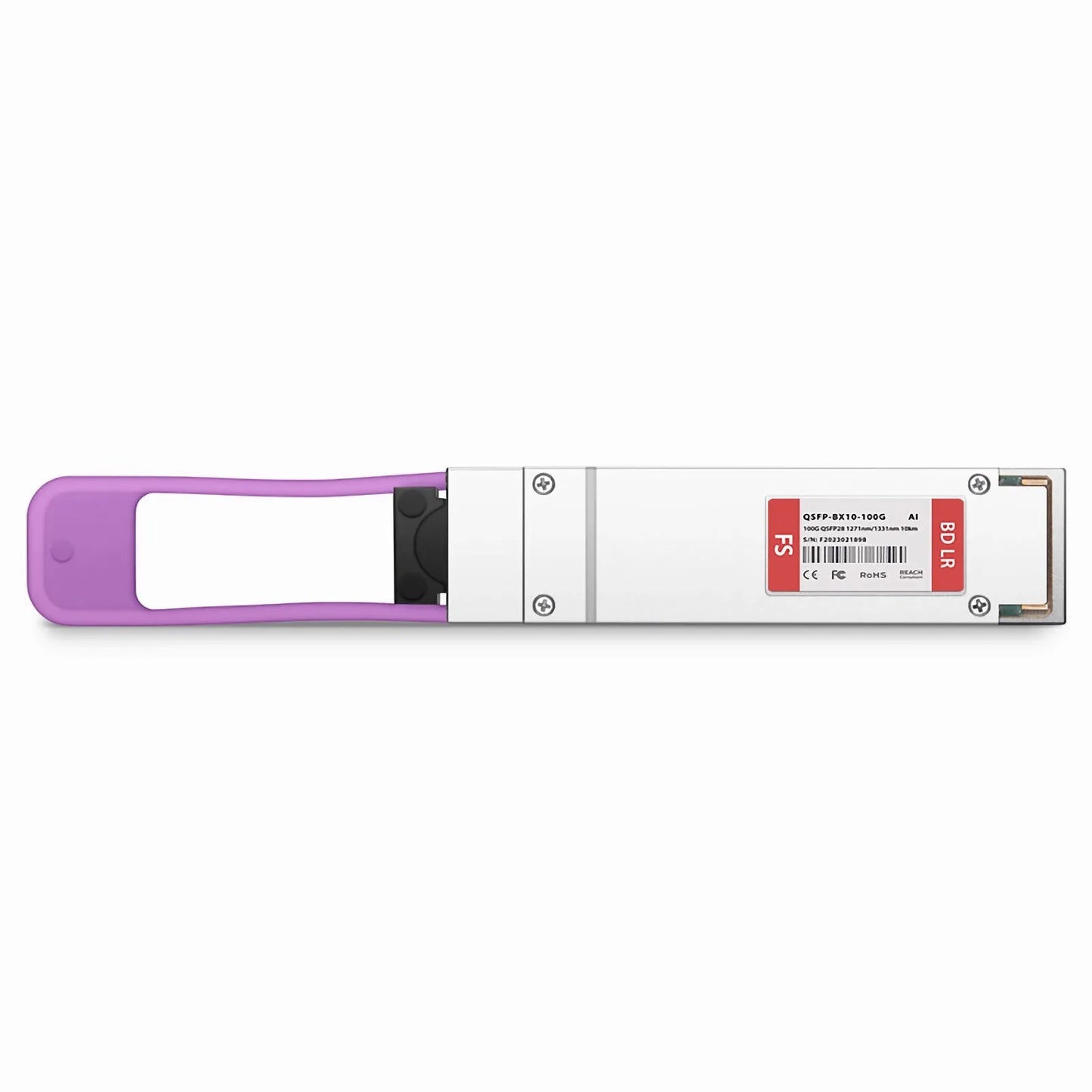 Arista Networks Compatible 100GBASE-BX10-U QSFP28 BiDi 4 x 25G NRZ 1271nm-TX/1331nm-RX 10km DOM Simplex LC/UPC SMF Optical Transceiver Module