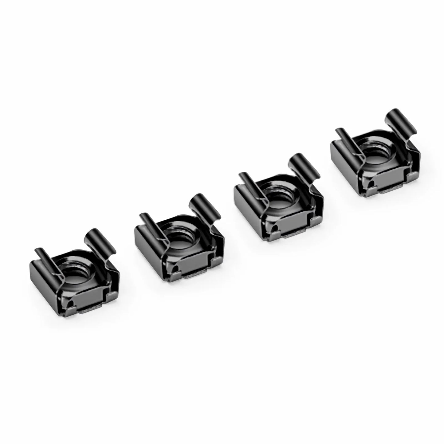 M6×20mm Screw and Nut, Zinc-plated, Black, 50pcs/Pack