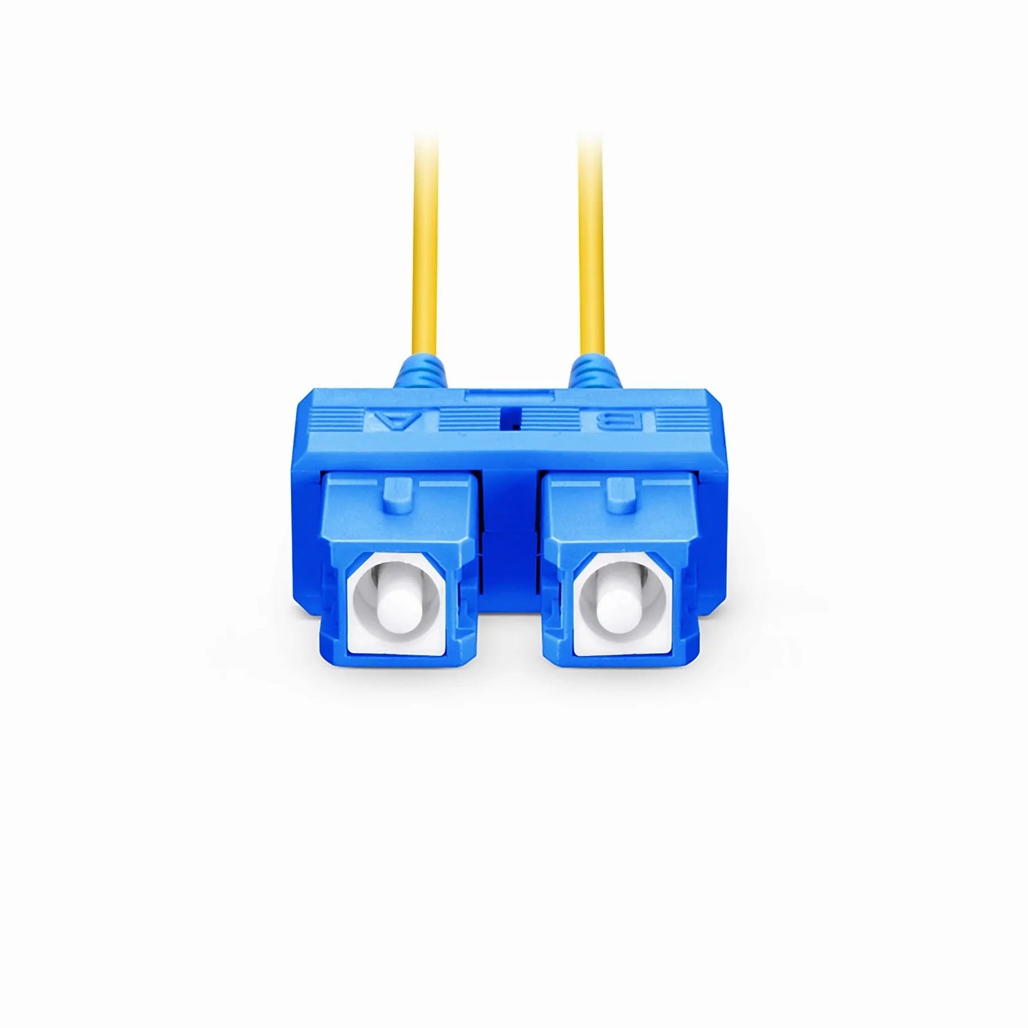 3m (10ft) Fiber Patch Cable, 2 Fibers, SC UPC Duplex to SC UPC Duplex, Single Mode (OS2), Riser (OFNR), 1.2mm, Tight-Buffered, Yellow