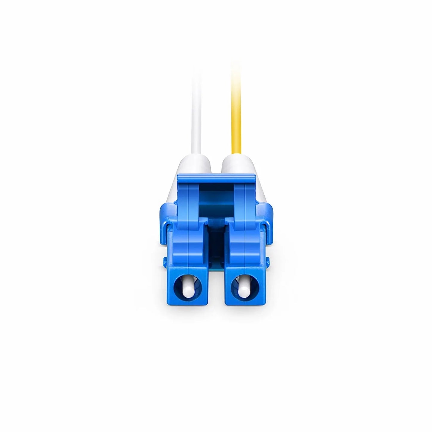 5m (16ft) Fiber Patch Cable, 2 Fibers, LC UPC Duplex to LC UPC Duplex, Single Mode (OS2), Riser (OFNR), 1.2mm, Tight-Buffered, Yellow