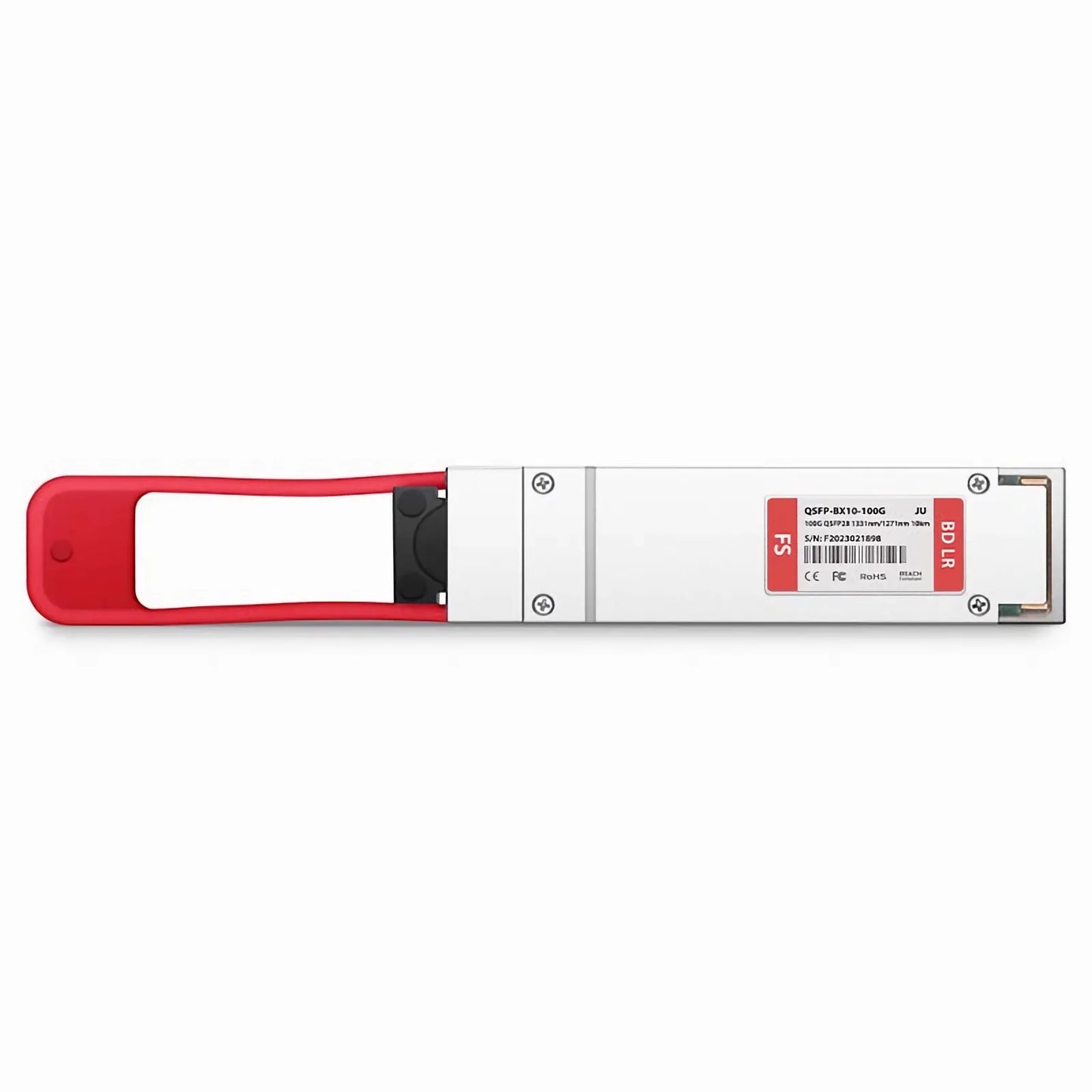 Juniper Compatible 100GBASE-BX10-D QSFP28 BiDi 4 x 25G NRZ 1331nm-TX/1271nm-RX 10km DOM Simplex LC/UPC SMF Optical Transceiver Module
