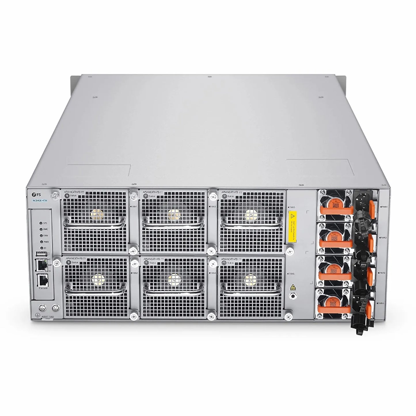 NC8400-4TH, 4-Slot 4U Ethernet L3 Data Center Chassis Switch Unloaded, with 4x 40/100/400Gb Line Cards, Supports MLAG, Broadcom Chip