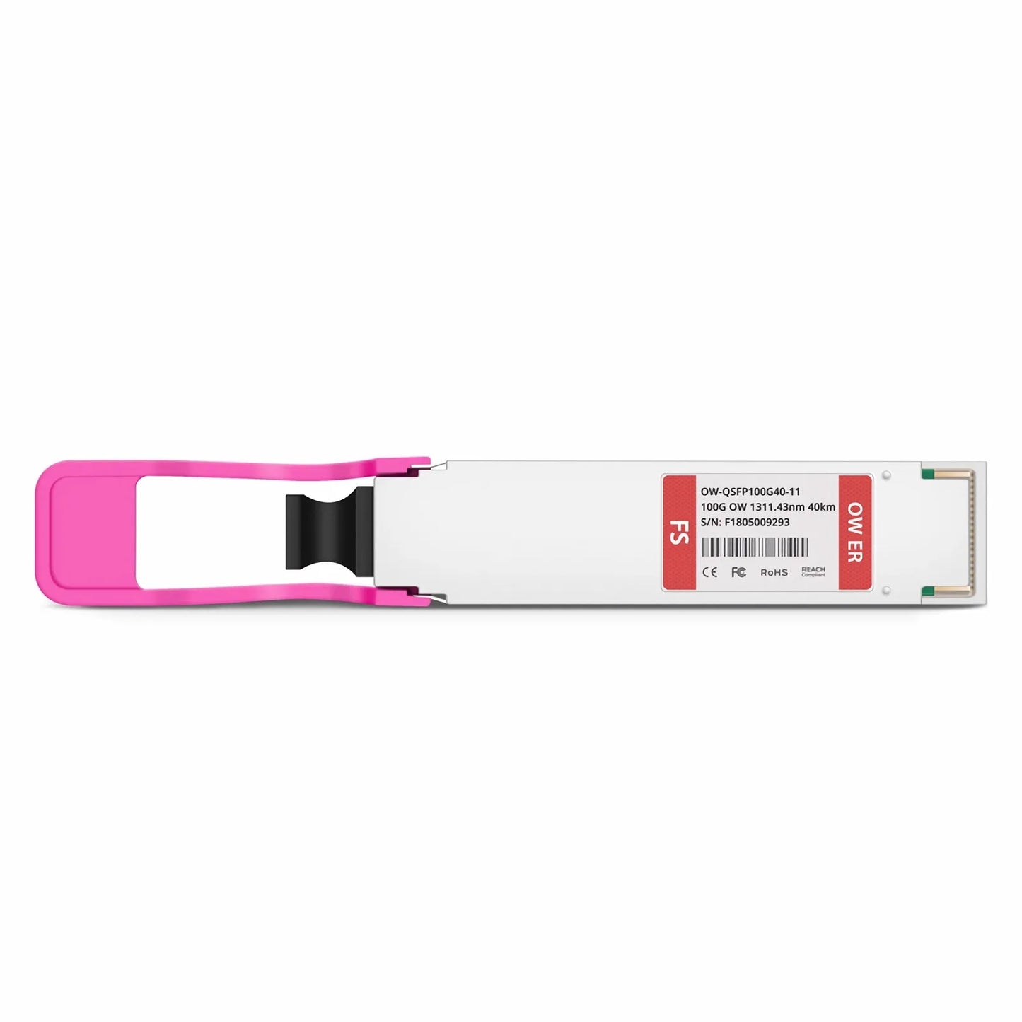 Cisco Compatible QSFP28 100G OWDM 1311.43nm 40km DOM Duplex LC/UPC SMF Optical Transceiver Module for Transmission