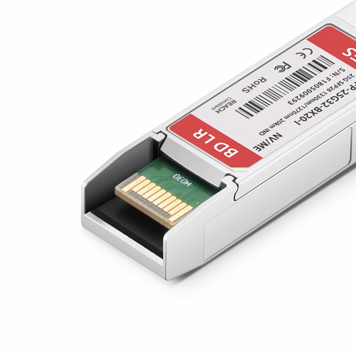 NVIDIA/Mellanox Compatible 25GBASE-D SFP28 BiDi 1330nm-TX/1270nm-RX 20km DOM Simplex LC/UPC SMF Ethernet Optical Transceiver Module (Industrial)