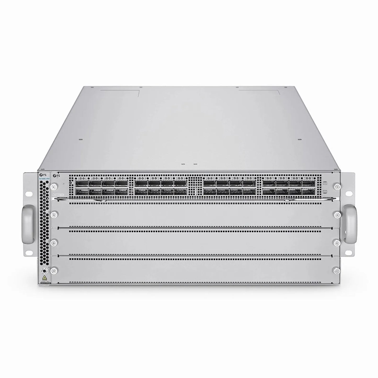 NC8400-4TH, 4-Slot 4U Ethernet L3 Data Center Chassis Switch Unloaded, with 4x 40/100/400Gb Line Cards, Supports MLAG, Broadcom Chip