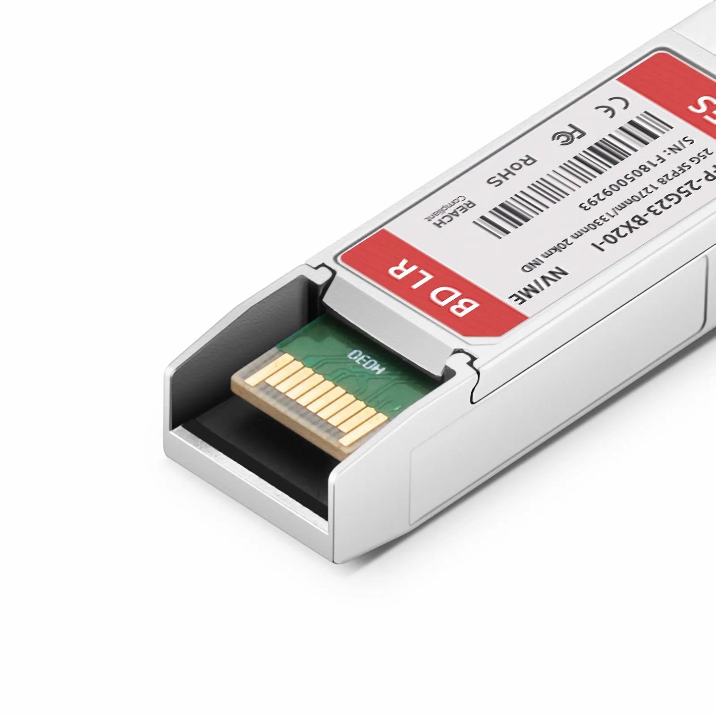 NVIDIA/Mellanox Compatible 25GBASE-U SFP28 BiDi 1270nm-TX/1330nm-RX 20km DOM Simplex LC/UPC SMF Ethernet Optical Transceiver Module (Industrial)