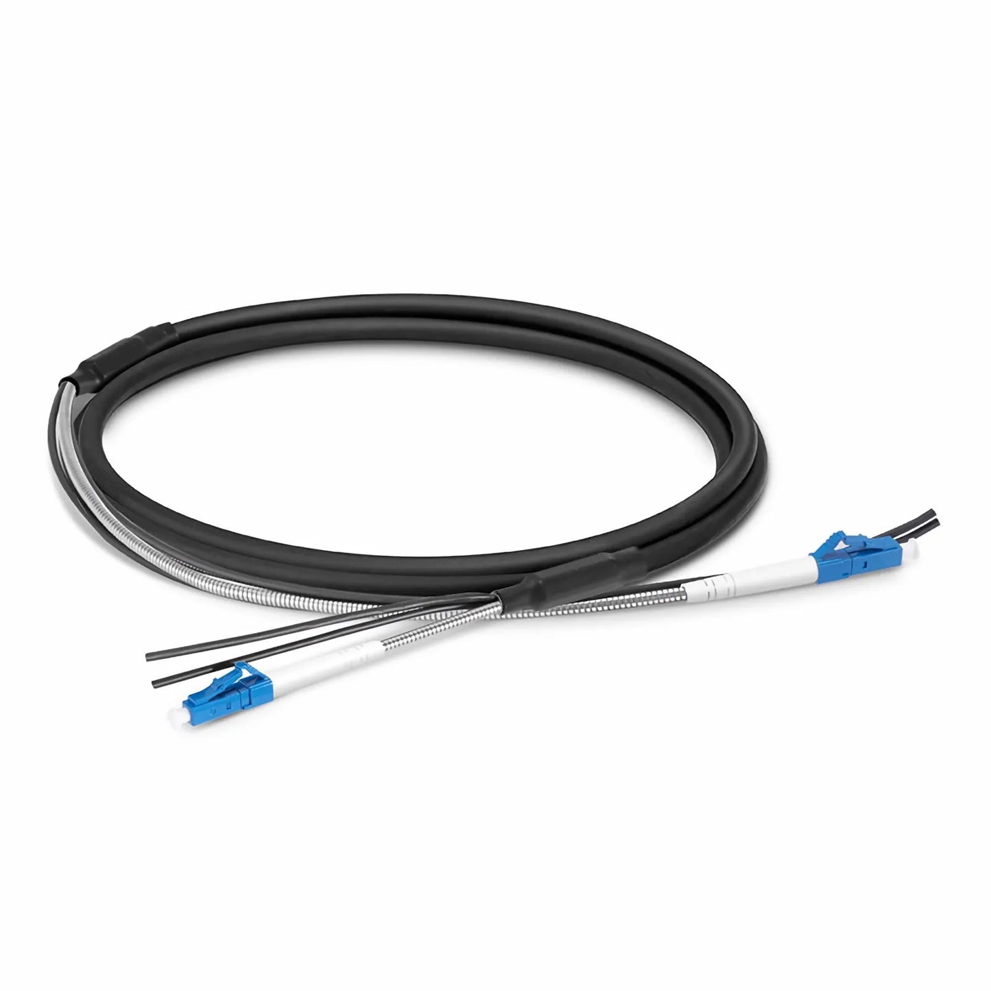 3m (10ft) LC UPC to LC UPC Simplex OS2 Single Mode 7.0mm LSZH FTTA Outdoor Fiber Patch Cable for Base Station