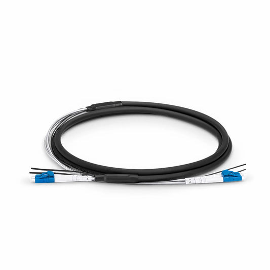 10m (33ft) LC UPC to LC UPC Duplex OS2 Single Mode 7.0mm LSZH FTTA Outdoor Fiber Patch Cable for Base Station