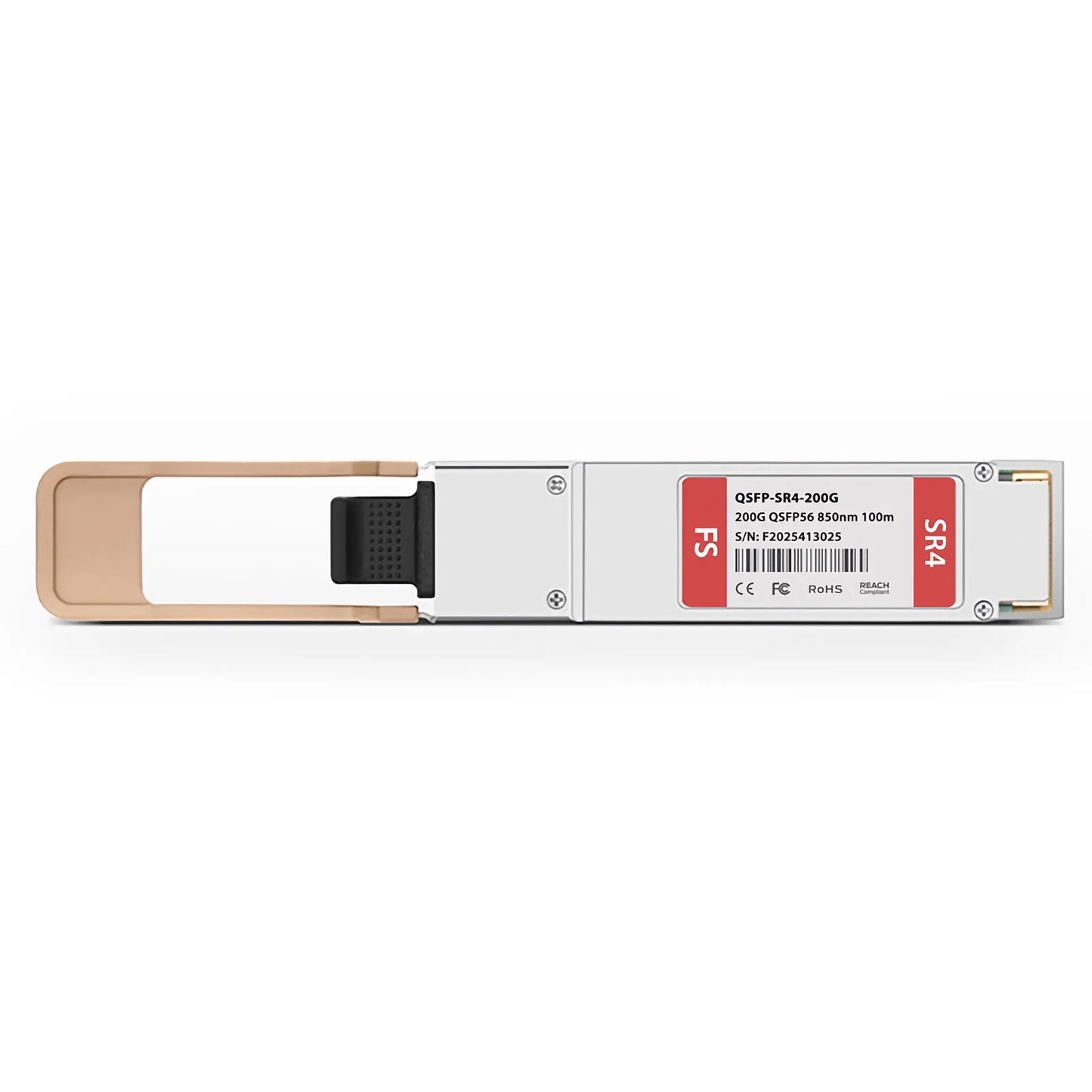 Cisco QSFP-200G-SR4-S Compatible 200GBASE-SR4 QSFP56 4 x 50G PAM4 850nm 100m DOM MPO-12/UPC MMF Optical Transceiver Module