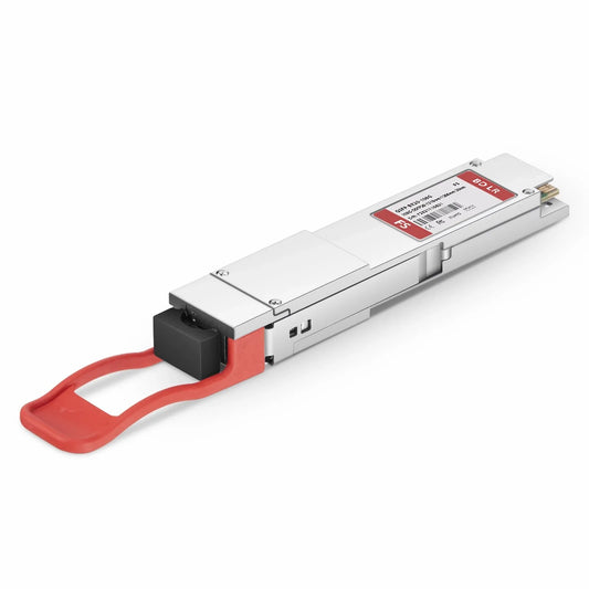 100GBASE-BX20-D QSFP28 BiDi 4 x 25G NRZ 1310nm-TX/1280nm-RX 20km DOM Simplex LC/UPC SMF Optical Transceiver Module for FS Switches