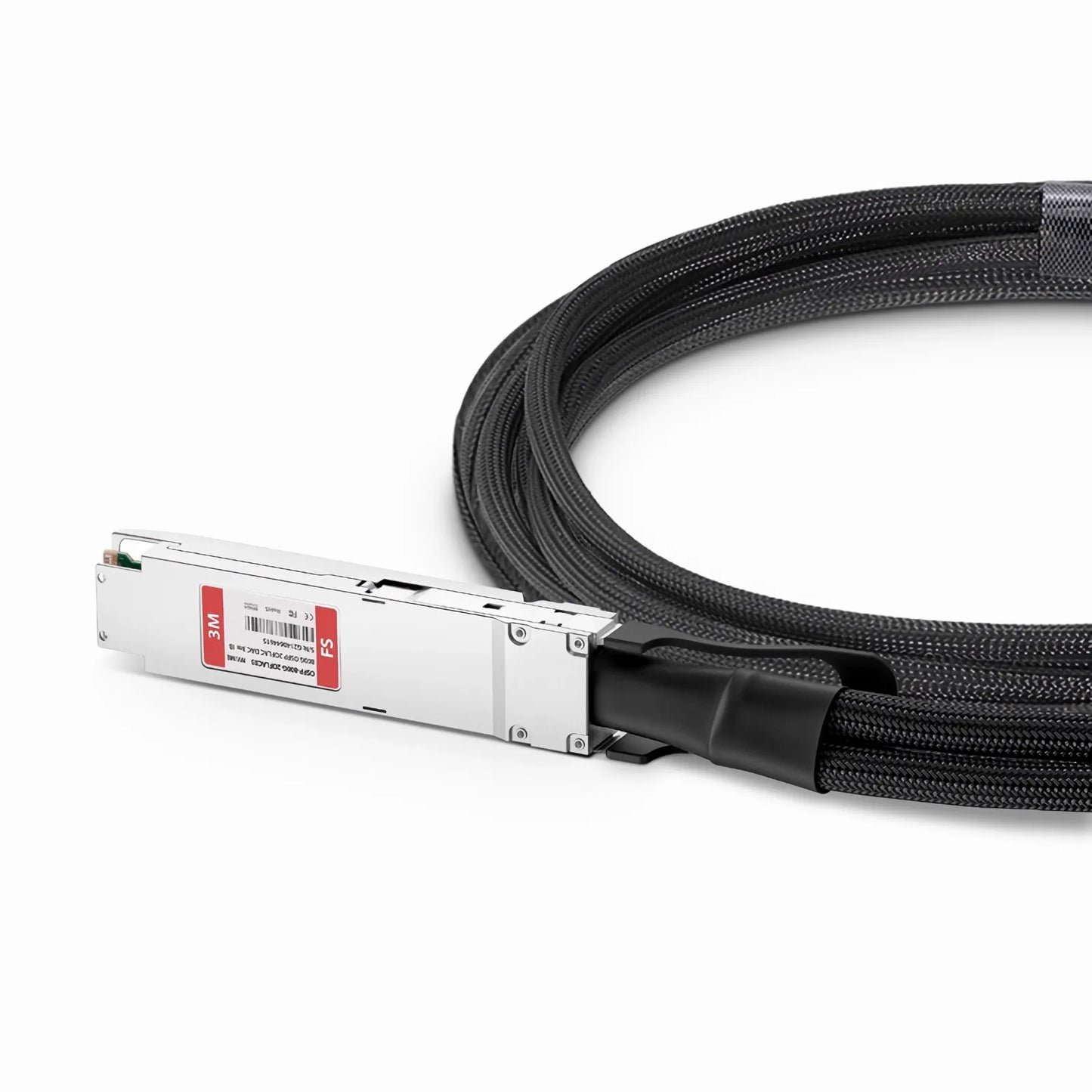 3m (10ft) NVIDIA/Mellanox MCA7J60-N003 Compatible 800G OSFP 8 x 100G PAM4 Finned Top to 2 x 400G OSFP 4 x 100G PAM4 Flat Top InfiniBand NDR Active Direct Attach Copper Breakout Cable for Quantum-2 Switches and ConnectX-7 HCA