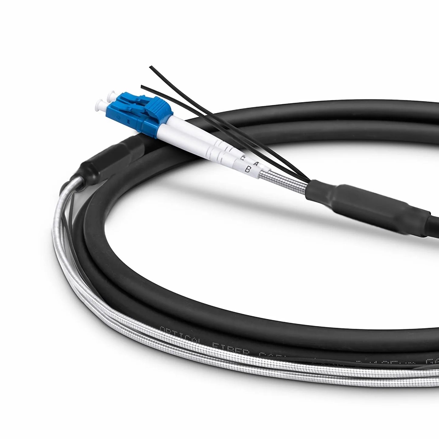2m (7ft) LC UPC to LC UPC Duplex OS2 Single Mode 7.0mm LSZH FTTA Outdoor Fiber Patch Cable for Base Station