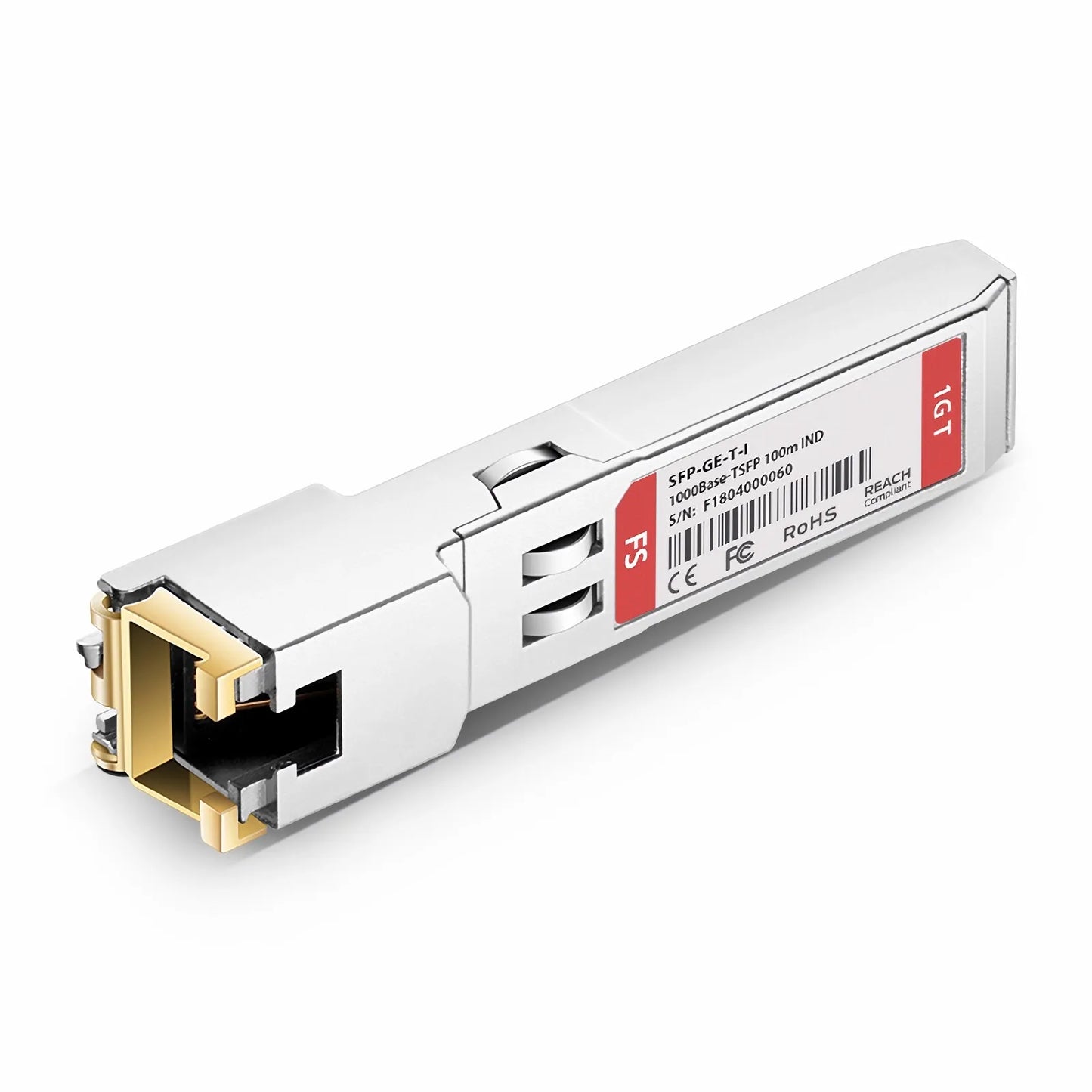 Cisco GLC-TE-I Compatible 1000BASE-T SFP Copper 100m RJ-45 Transceiver Module (Industrial)