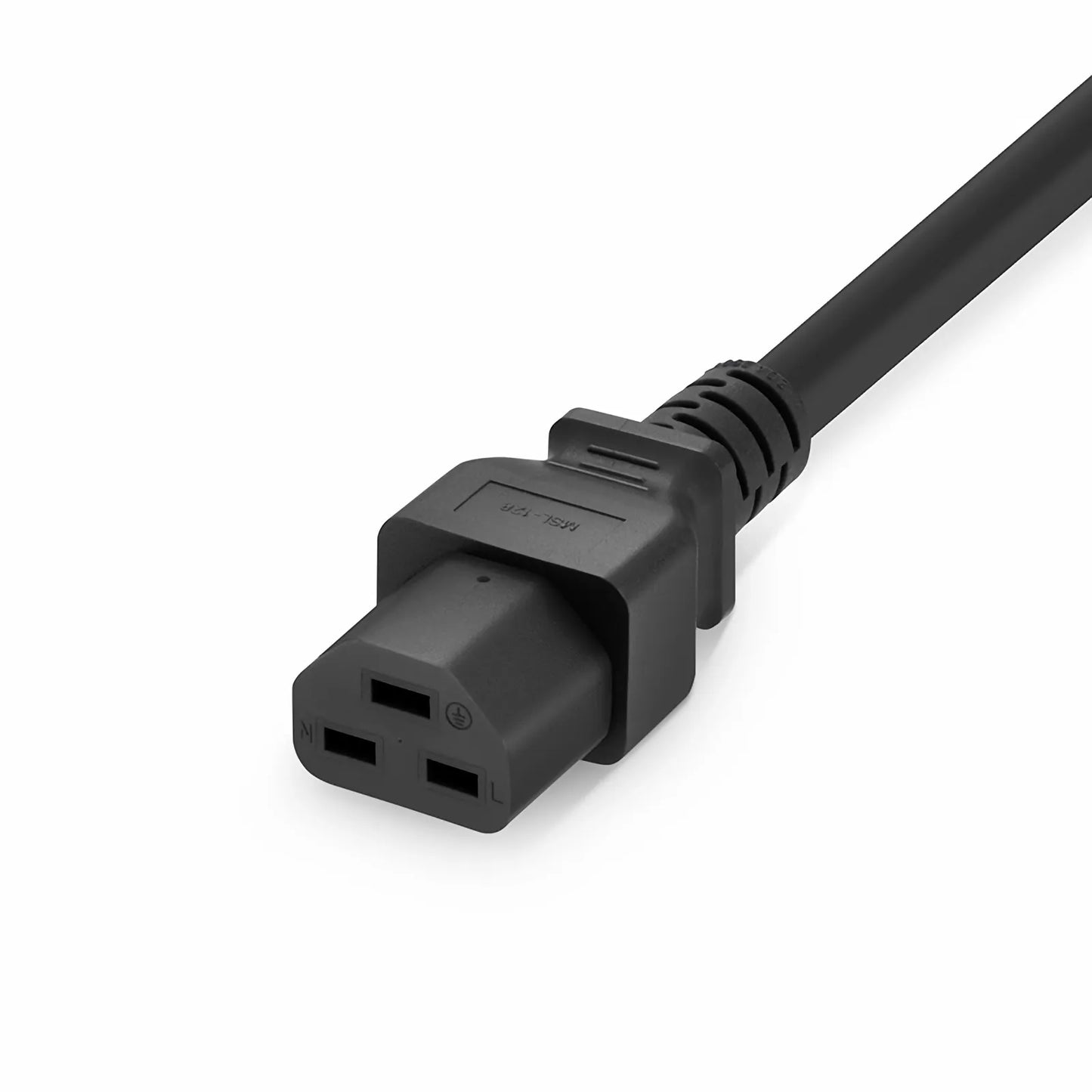 4ft (1.2m) IEC60320 C14 to IEC60320 C21 Heavy-Duty 14AWG 250V/15A Power Cord, Black