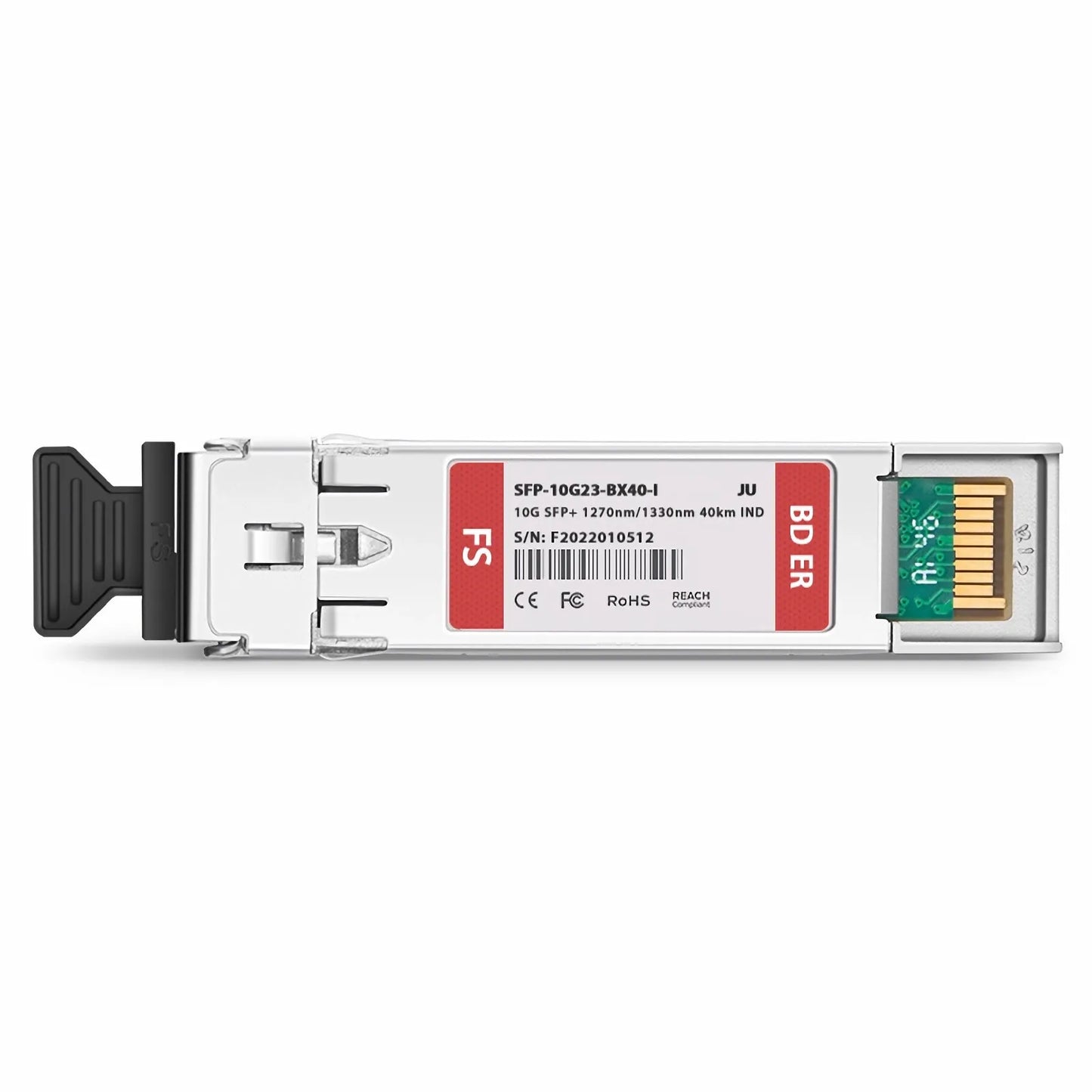 Juniper Networks JNP-SFP-10G-BX40U-I Compatible 10GBASE BiDi SFP+ 1270nm-TX/1330nm-RX 40km DOM Simplex LC/UPC SMF Optical Transceiver Module (Industrial)