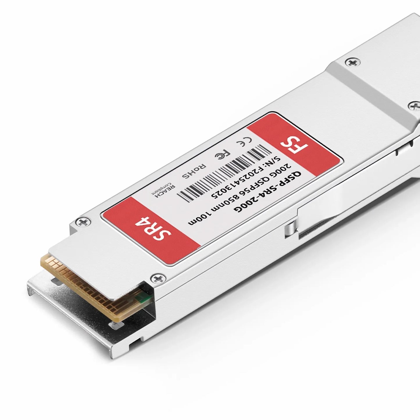 Cisco QSFP-200G-SR4-S Compatible 200GBASE-SR4 QSFP56 4 x 50G PAM4 850nm 100m DOM MPO-12/UPC MMF Optical Transceiver Module