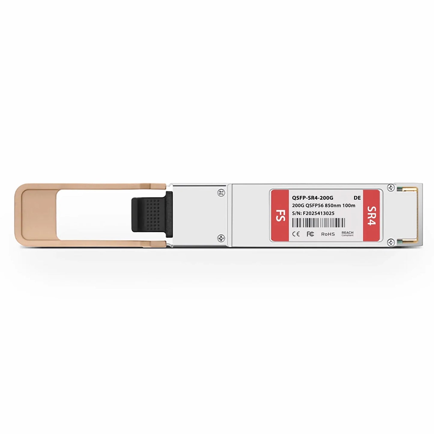 Dell Q56-200G-SR4 Compatible 200GBASE-SR4 QSFP56 4 x 50G PAM4 850nm 100m DOM MPO-12/UPC MMF Optical Transceiver Module