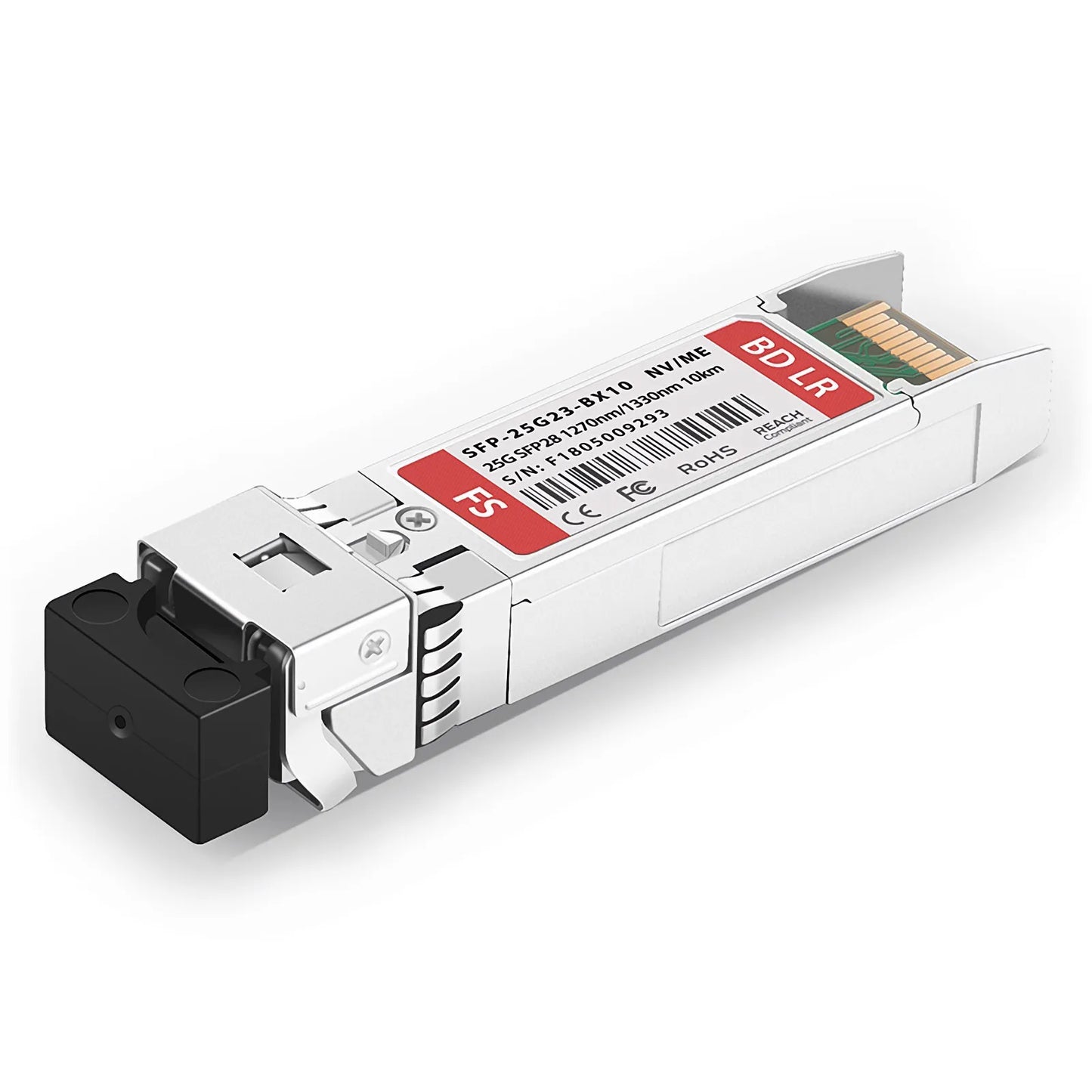 NVIDIA/Mellanox SFP28-25G-BX Compatible 25GBASE-U SFP28 BiDi 1270nm-TX/1330nm-RX 10km DOM Simplex LC/UPC SMF Ethernet Optical Transceiver Module