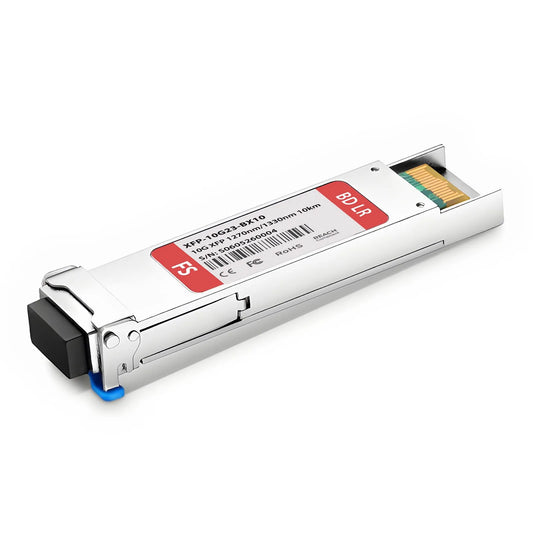 Cisco XFP-10G-BXU Compatible 10GBASE-BX XFP BiDi 1270nm-TX/1330nm-RX 10km DOM Simplex LC SMF Optical Transceiver Module