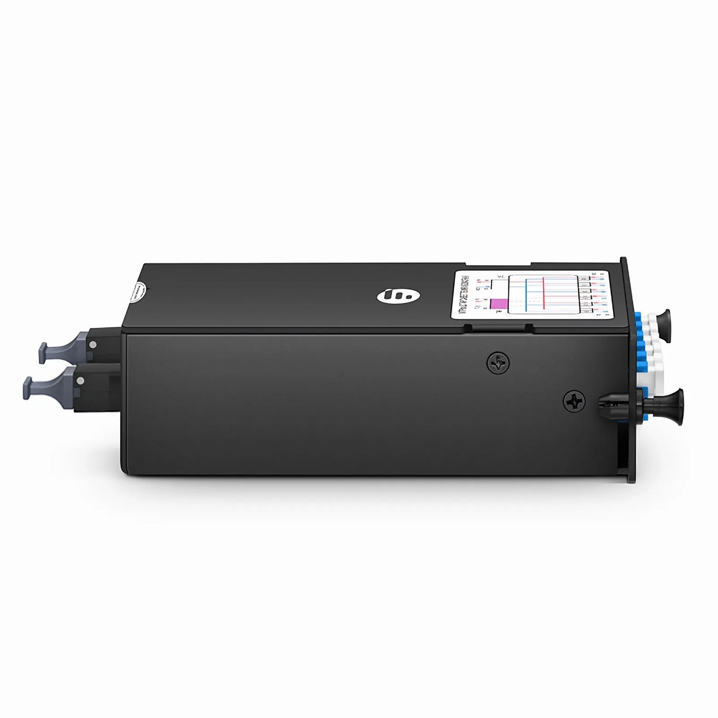 FHD™ MTP®-LC TAP Cassette, OS2 Single Mode, 6 x LC Duplex Live Ports, MTP®-12 Male Live Port, MTP®-12 Male TAP Port, 50/50 Split Ratio (Live/TAP), 10/40/100G