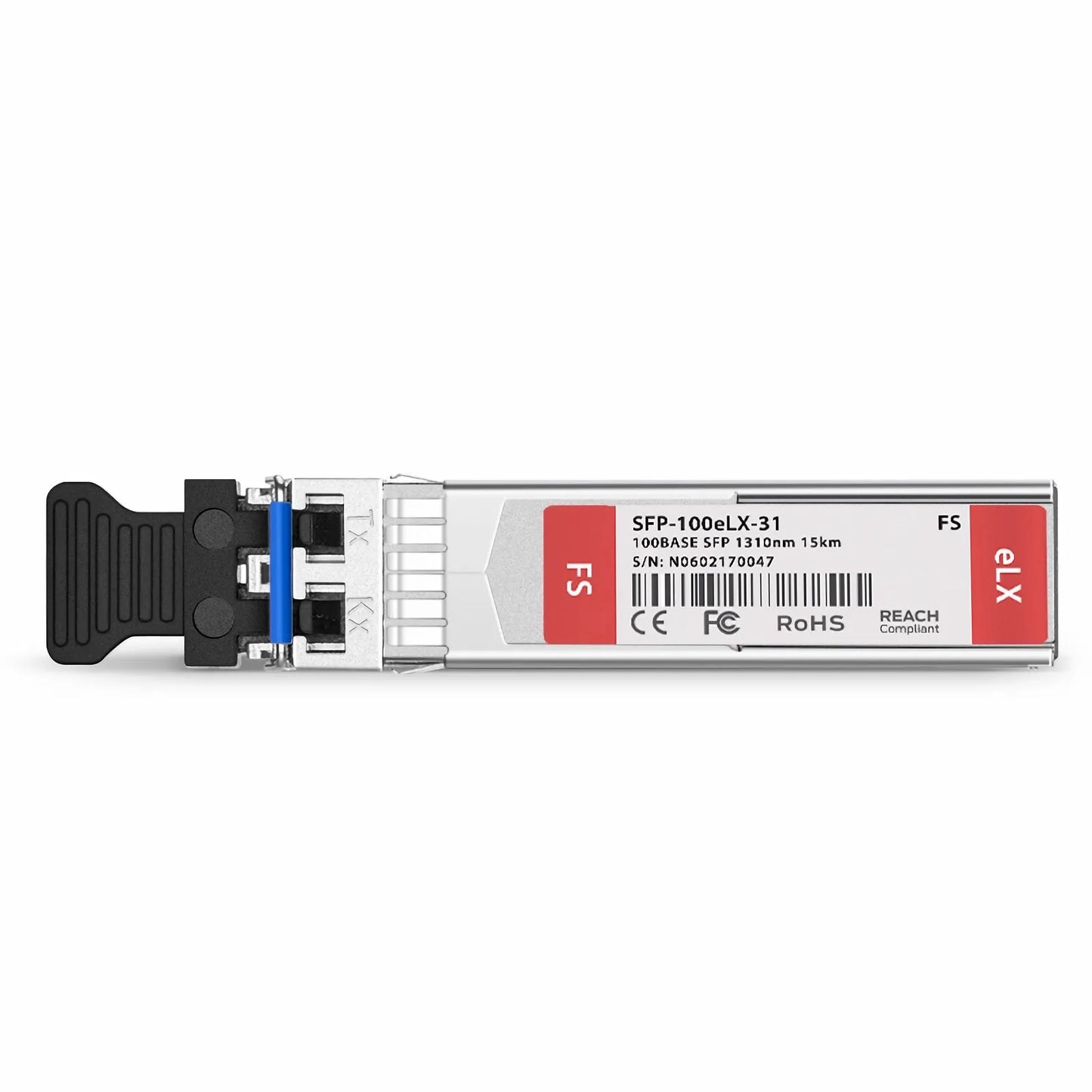 100BASE-LX SFP 1310nm 15km DOM Duplex LC SMF Optical Transceiver Module for FS Switches