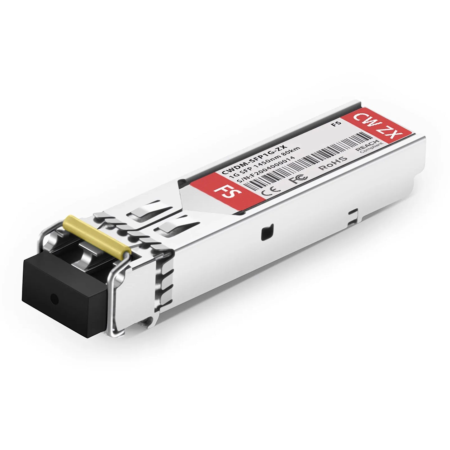 SFP 1000BASE-CWDM 1450nm 80km DOM Duplex LC/UPC SMF Optical Transceiver Module for Transmission for FS Switches