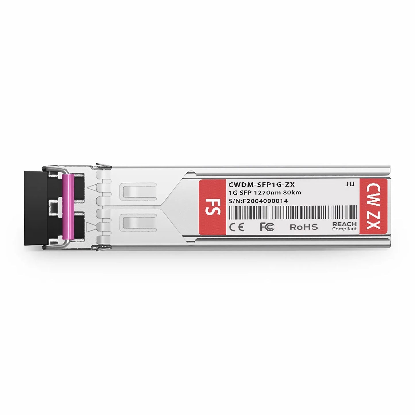 Juniper Networks EX-SFP-GE80KCW1270 Compatible SFP 1000BASE-CWDM 1270nm 80km DOM Duplex LC/UPC SMF Optical Transceiver Module for Transmission