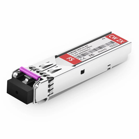 SFP 1000BASE-CWDM 1350nm 80km DOM Duplex LC/UPC SMF Optical Transceiver Module for Transmission for FS Switches